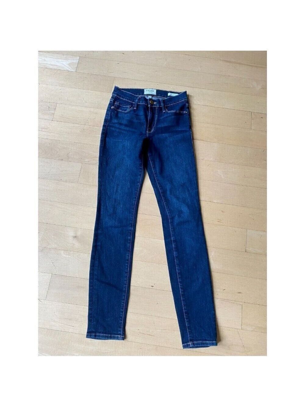 Frame dark blue "Le Skinny de Jeanne" Womens jeans sz 25